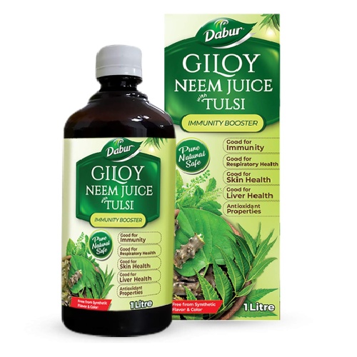 Dabur Giloy Neem Tulsi Juice Best for Immunity Booster