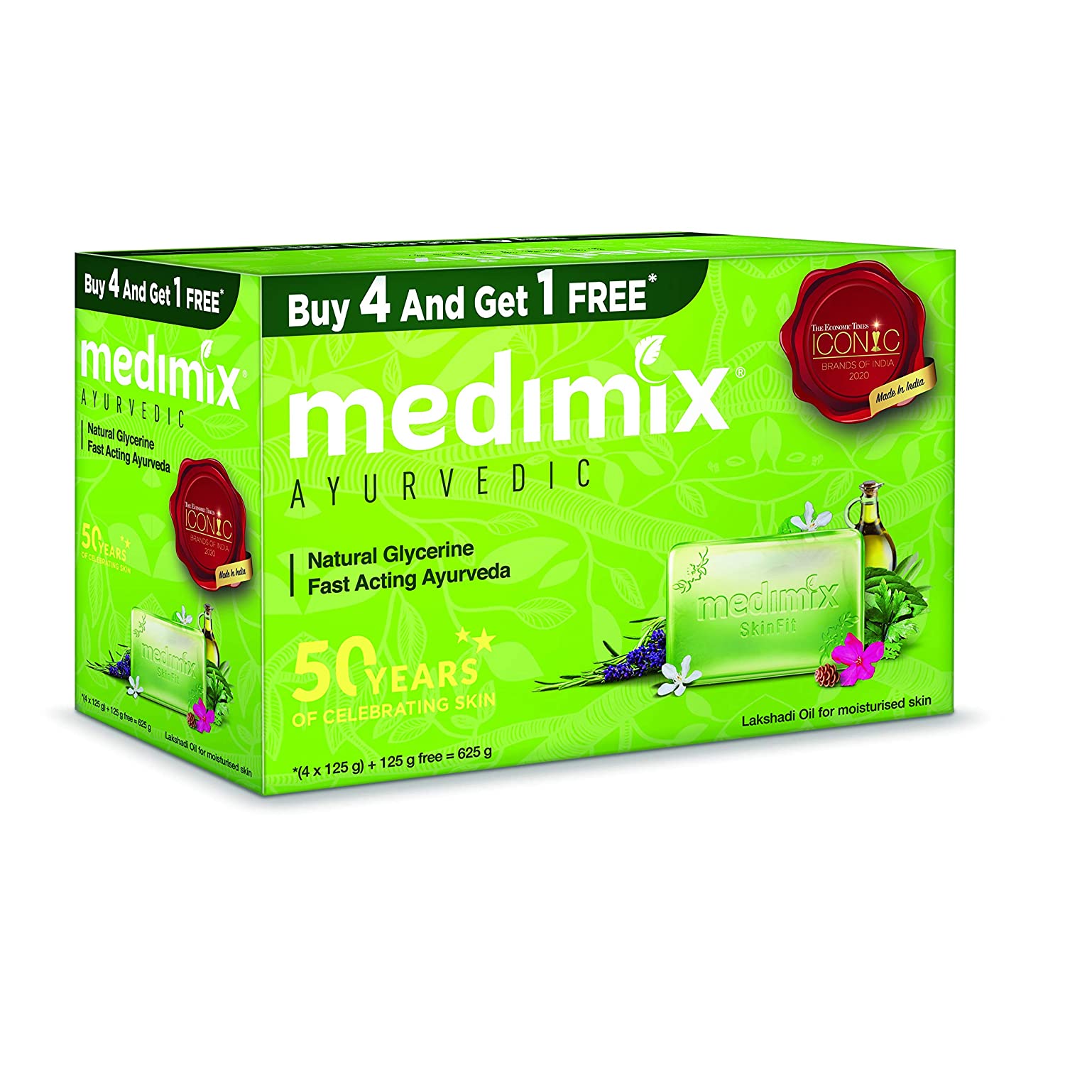 Medimix Ayurvedic Natural Glycerine Bathing Bar