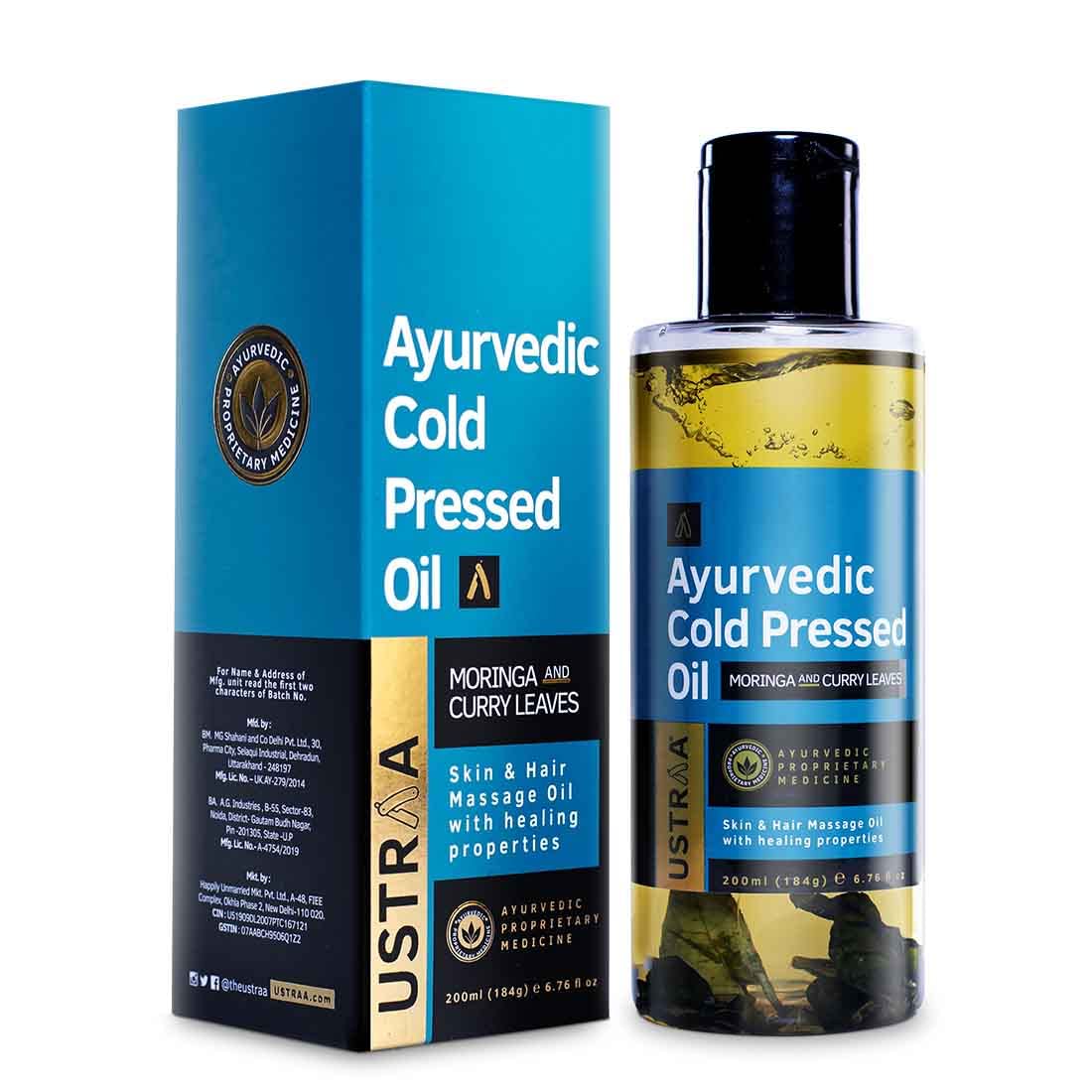 Ustraa Ayurvedic Cold Pressed Oil