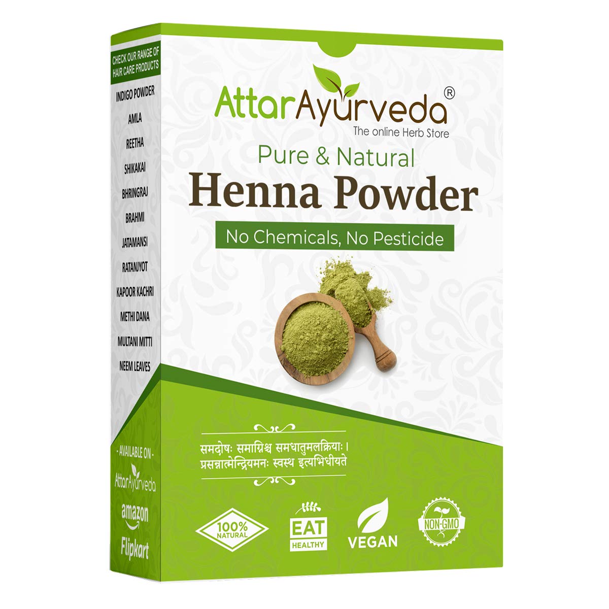 Attar Ayurveda Natural Henna powder for hair