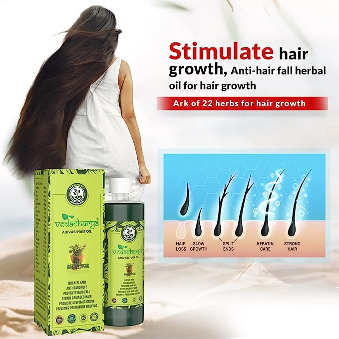 vedacharya adivasi hair oil